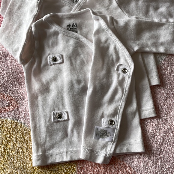 Essential newborn kimono-style shirts - Picture 3 of 8